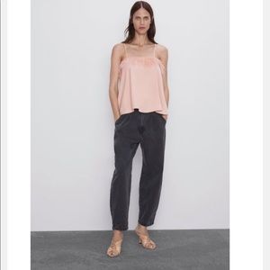Zara Blush Pink Camisole Top